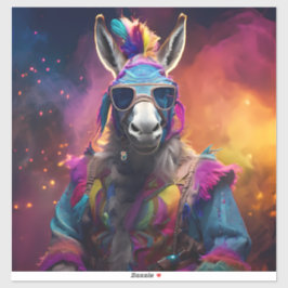 Pegatina Grasas azules de burro