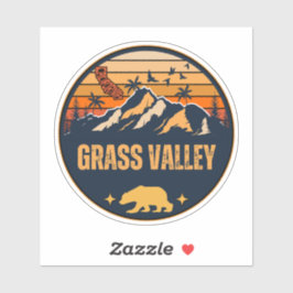 Pegatina Grass Valley, California