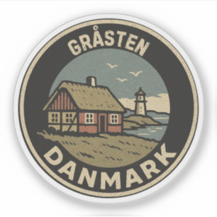 Pegatina Gråsten, Dinamarca Danmark