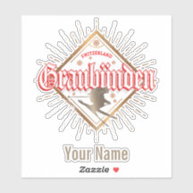 Graubünden Suiza retro skier vintage