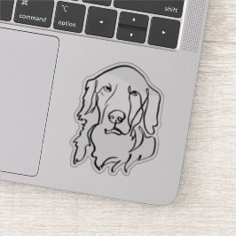 Pegatina Graves vibraciones doradas