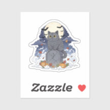 Graveyard Brit - Halloween del gato británico Shor