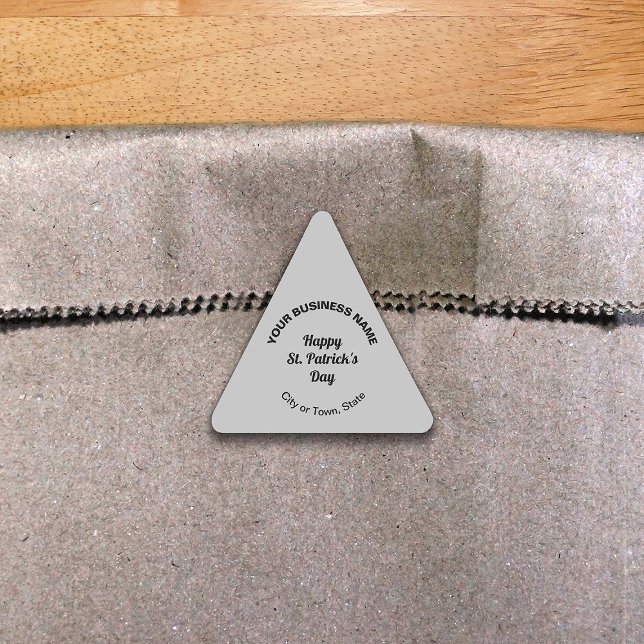 Pegatina Gray Saint Patrick Business Triangle (Subido por el creador)