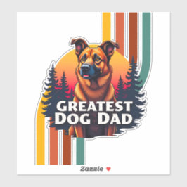 Pegatina Greatest Dog Dad