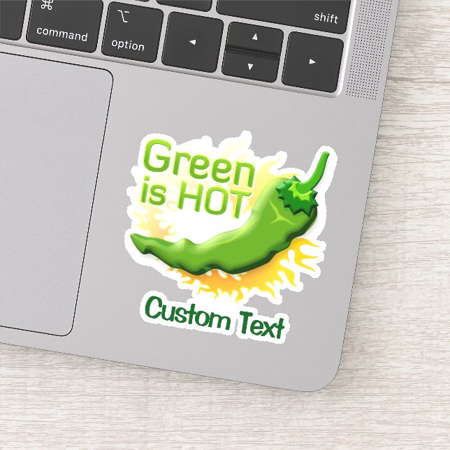 Pegatina Green es HOT (Detalle)