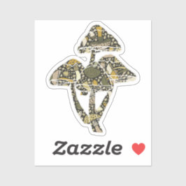 Pegatina Green mushrooms