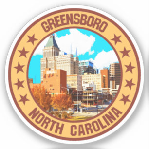 Pegatina Greensboro
