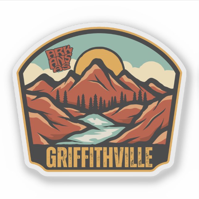 Pegatina Griffithville, Arkansas  (Anverso)