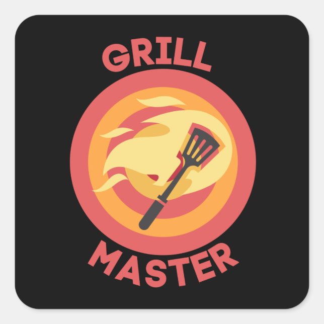 PEGATINA -GRILL MASTER (Anverso)