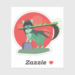 Pegatina Grim Reaper Puppy