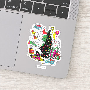 Pegatina Grinch Colorful Navidades Graphic