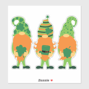 Pegatina Grnomes del Día de San Patricio
