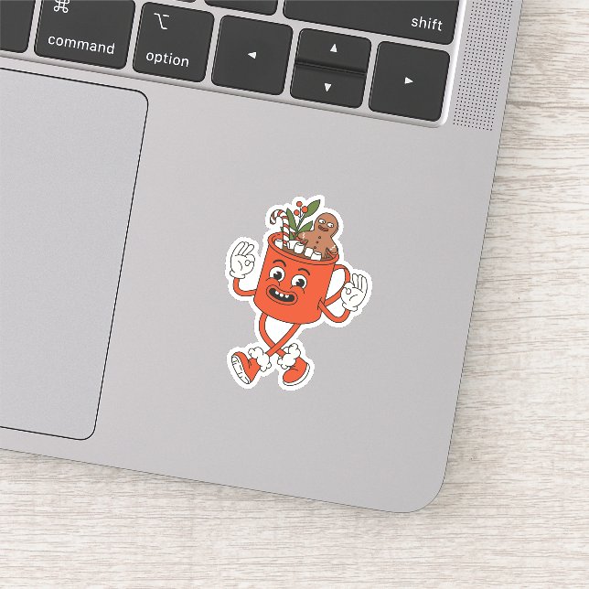 Pegatina Groovy Christmas Sticker (Detalle)