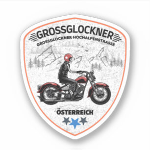 Pegatina Grossglockner High Alpine Road austriard alps moto