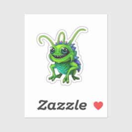 Pegatina Grüne Monster-Grille -