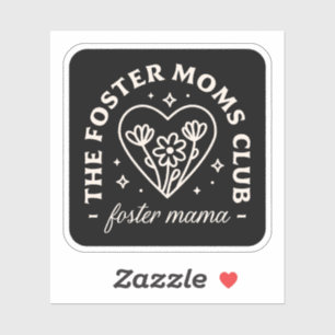 Pegatina Grupo de apoyo del club para madres de acogida de 