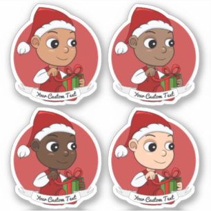 Pegatina Grupo de Navidades diversos personalizados de bebé