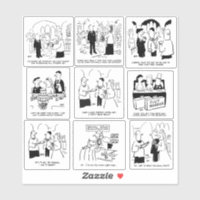 Grupo de nueve divertidos Personalizados Bodas