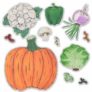 Pegatina Grupo de verduras #2