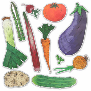 Pegatina Grupo de verduras #3