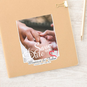 Pegatina Guardar la foto de fecha personalizada