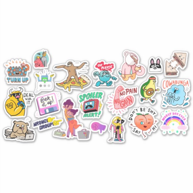 Pegatina Guay (Anverso)