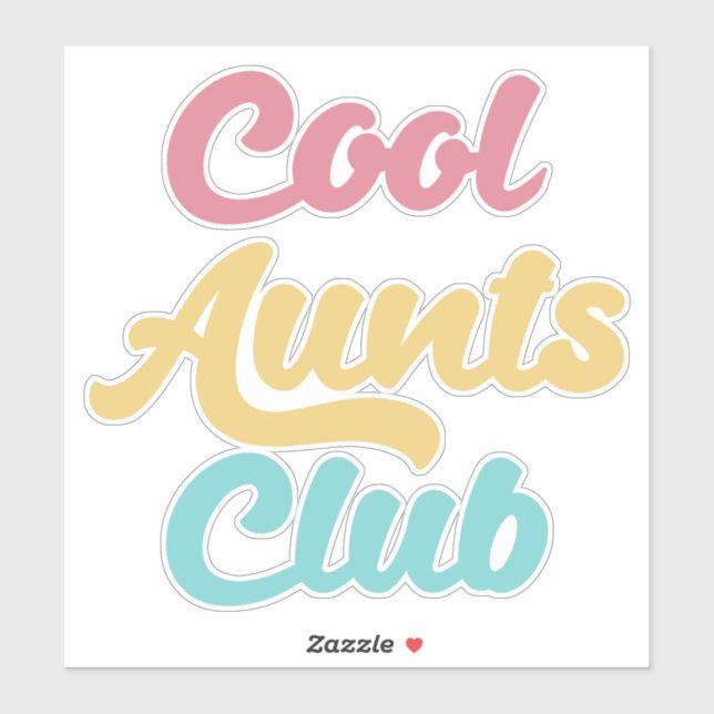 Pegatina Guay Aunts Club II (Hoja)