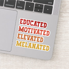 Pegatina Guay de profesor con motivación educativa elevado 