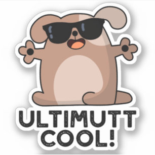 Pegatina Guay Funny Dog Pun
