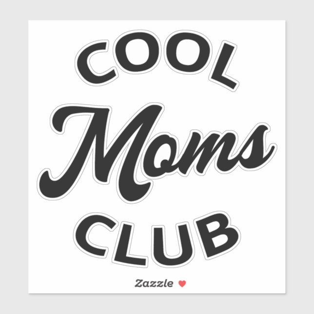 Pegatina Guay Moms Club I (Hoja)
