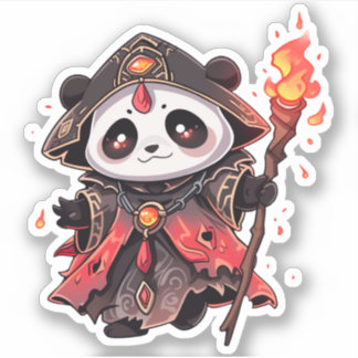 Pegatina Guay Panda - Asistente para demostración de incend
