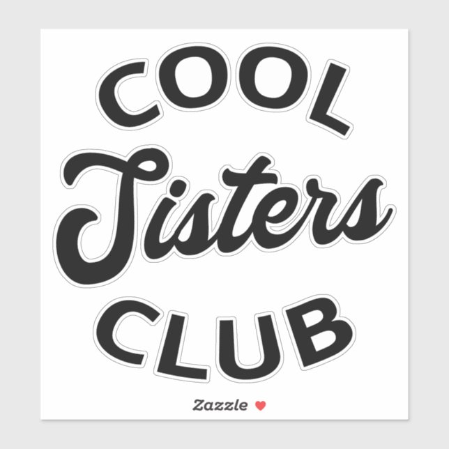Pegatina Guay Sisters Club I (Hoja)