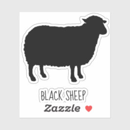 Pegatina Guay Vinyl de Black Sheep Silhouette