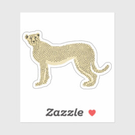 Pegatina Guepardo Dulce