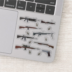 Pegatina Guerra de Vietnam, armas estadounidenses