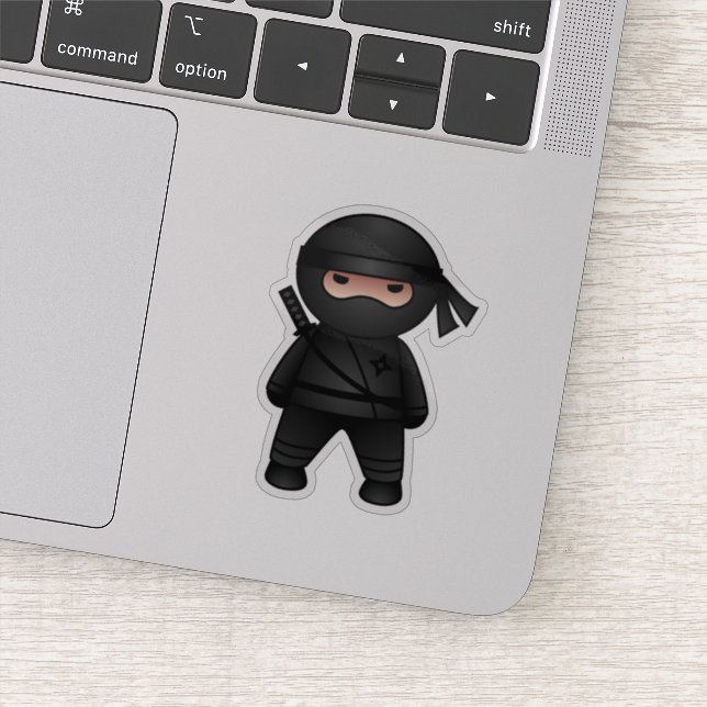 Pegatina Guerrero de Little Ninja (Detalle)