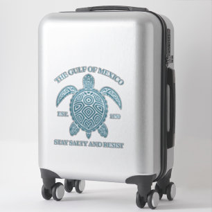 Pegatina Gulf Of Mexico ESTD 1550 Stay Salty And Resist