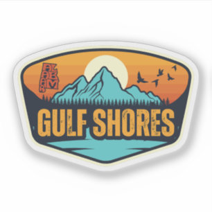 Pegatina Gulf Shores, Alabama