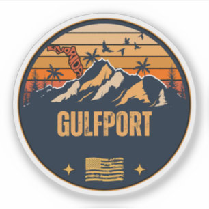 Pegatina Gulfport, Florida