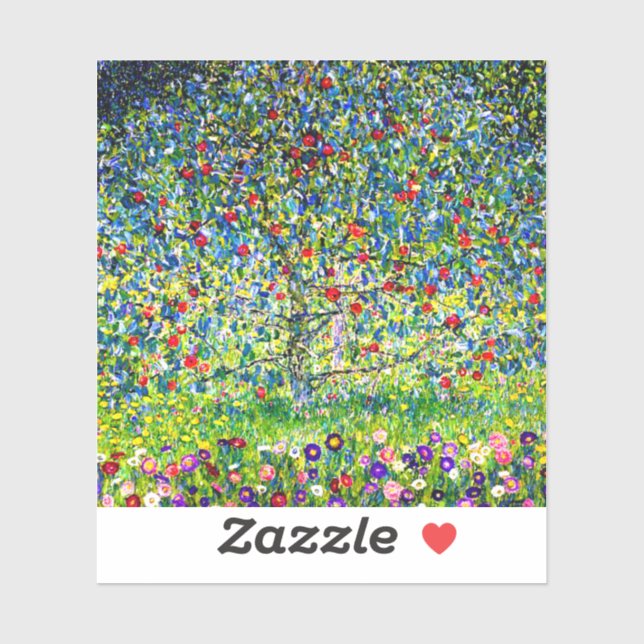 Pegatina Gustav Klimt Apple Tree (Hoja)