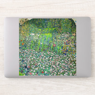 Pegatina Gustav Klimt - Paisaje Horticultural y cima de col