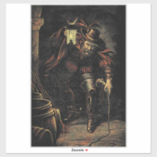 Pegatina Guy Fawkes: Rebelión Conspiración de la pólvora y