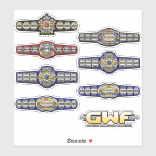 Pegatina GWF Golden Age Title Set 1