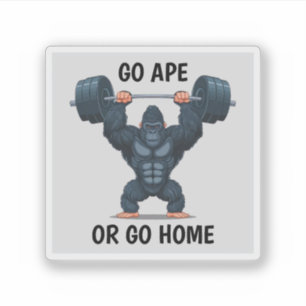 Pegatina Gym Gorilla