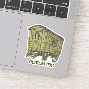 Pegatina Gypsy Caravan Wagon
