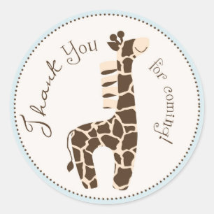 Pegatina H del muchacho del safari