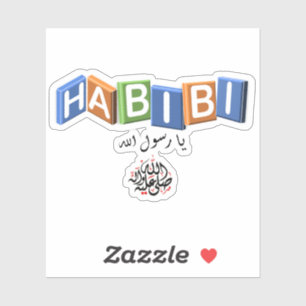 Pegatina HABIBI Messenger de Alá