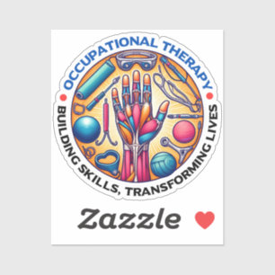 Pegatina Habilidades de construcción de Terapia Ocupacional