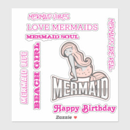 Pegatina hablar como Sirena