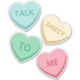 Pegatina Hable Darcy Conmigo III